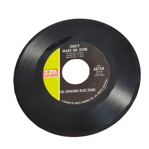 Swinging Blue Jeans 1966 Imperial 45rpm Don't Make Me Over What Can I Do Today - Picture 2 of 4
